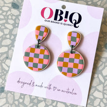 Load image into Gallery viewer, 'Check Mate' - Circle Drops (sand outline)