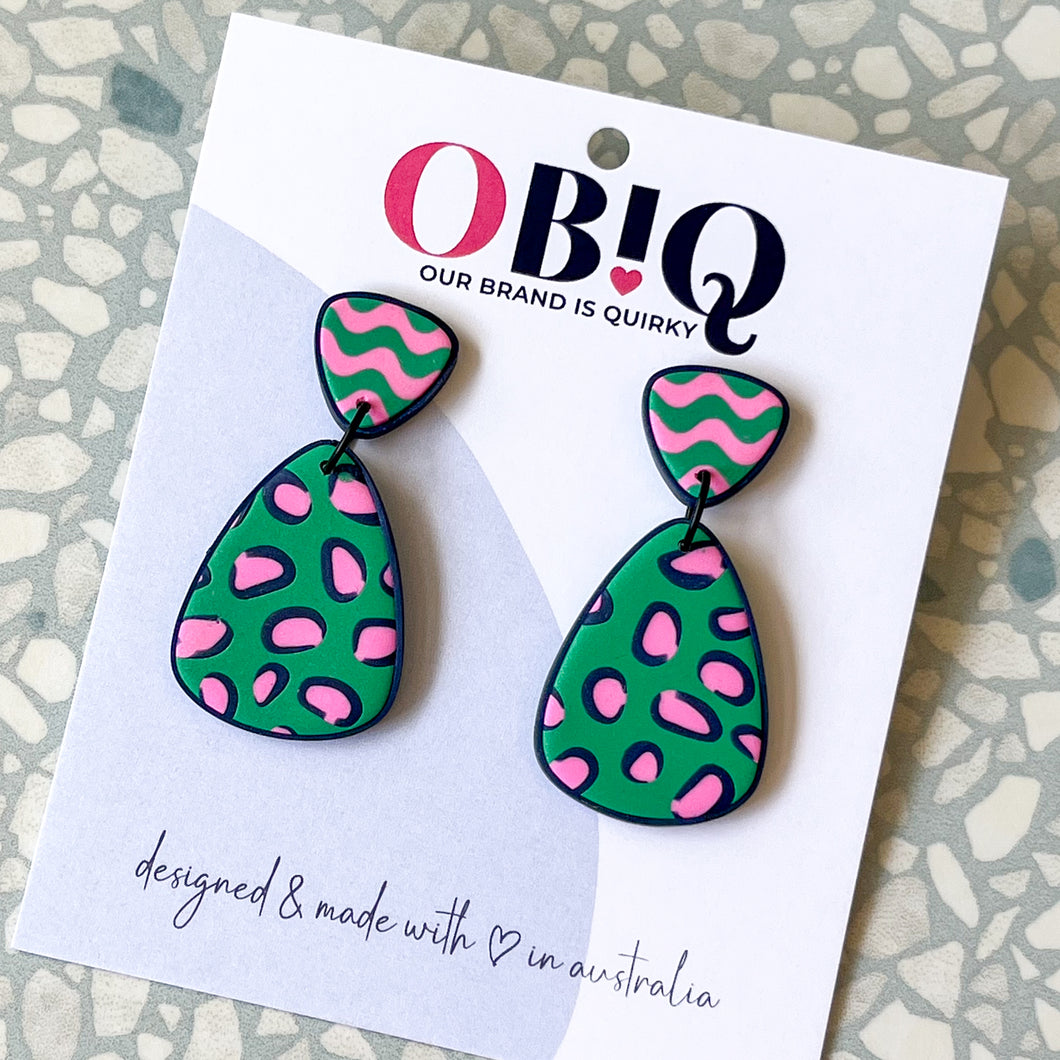 'Jungle Candy' - Spear Dangles