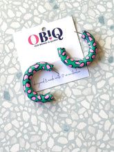 Load image into Gallery viewer, &#39;CLASSIC HOOPS&#39; - Jungle Candy
