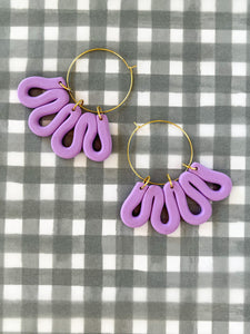 'WHIMSY HOOPS' - Lilacs are Forever